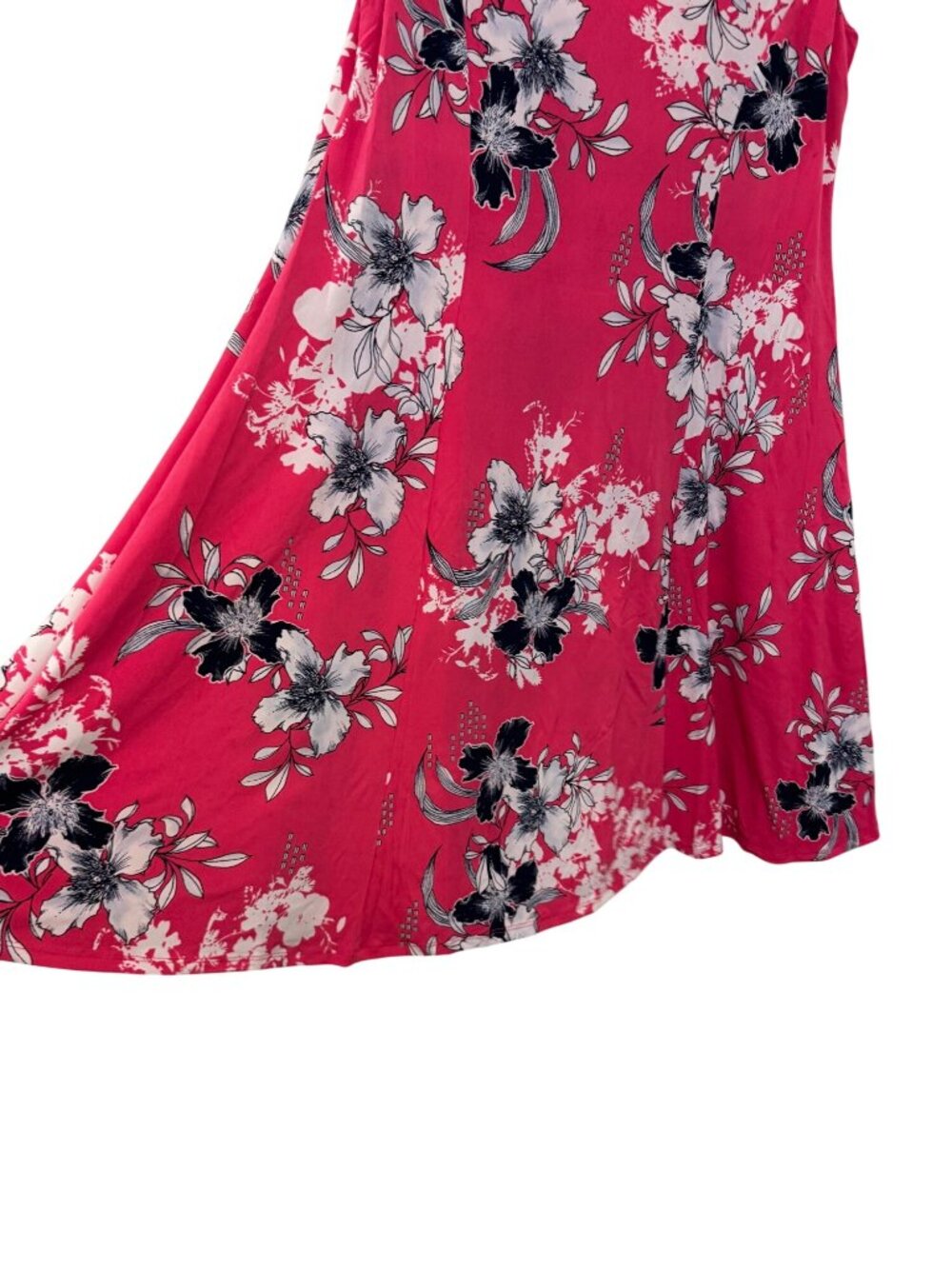 JM Collection Petite Sleeveless Pink Floral Dress P/M Botanic Beauty - Picture 7 of 7